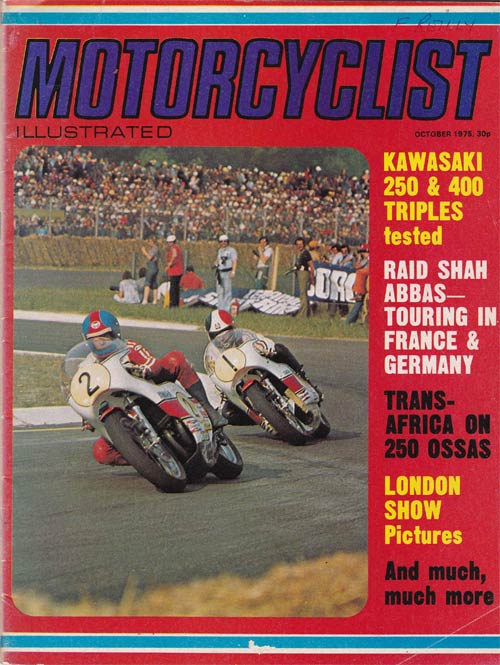 Motorcyclist Illustrated October, 1975 - The European leg